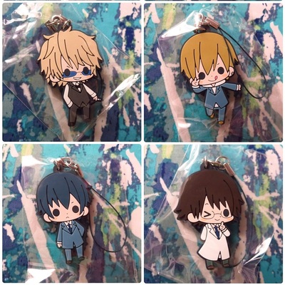 Durarara!! x2 - rubber strap - anri / shizuo / shinra / ruri / mairu & kururi / celty / chikage / mikado / kasuka / kida / kadota -