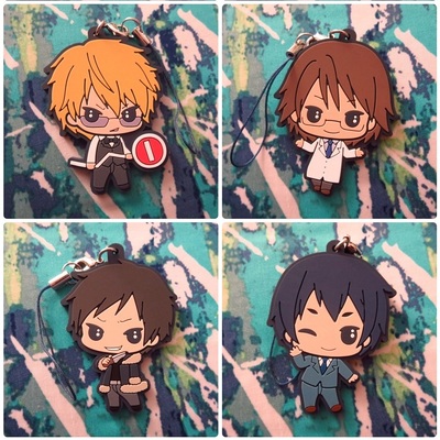 Durarara!! x2 - rubber strap - shizuo / izaya / shinra / aoba / kasuka / chikage / celty / mikado - 
