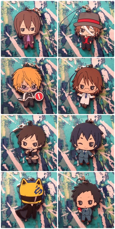 Durarara!! x2 - Rubber Strap - Shizuo / Izaya / Shinra / Aoba / Kasuka / Chikage / Celty / Mikado - 