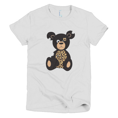Leopard Recession Bear Short Sleeve Women's T-shirt