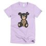 Leopard Recession Bear Short Sleeve Women's T-shirt-2