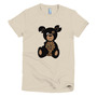 Leopard Recession Bear Short Sleeve Women's T-shirt-4