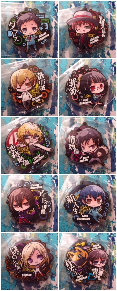 Durarara!! x2 - Rubber Coaster - Anri / Shizuo / Izaya / Celty & Shinra / Mikado / Kida / Aoba / Kasuka / Vorona / Chikage -