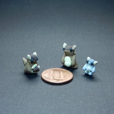 Mini pokemon #115, and mega kangaskhan