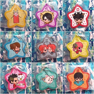 Gintama - Rubber Mascot Strap - Takasugi / Hijikata / Otae / Kura / Kamui / Yamazaki - 