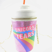 Harajuku Hologram Unicorn Tears Cup Party Handbag Shoulder bag - Thumbnail 3