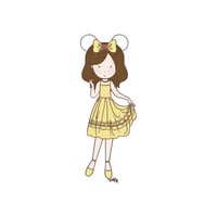 Disneybound Belle Fan 1 (Color Options) - Thumbnail 1