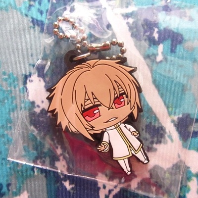 Hakuouki - rubber keychain - sannan keisuke / kondo isami / serizawa kamo / kazama chikage - 