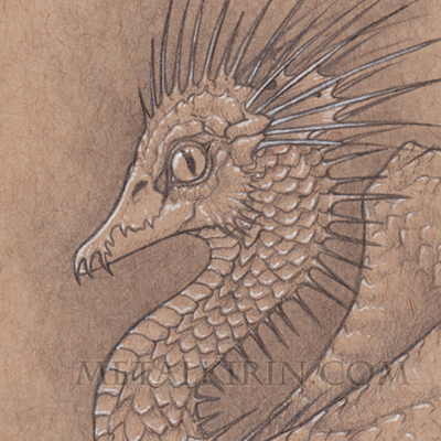 Original aceo artwork: thistle