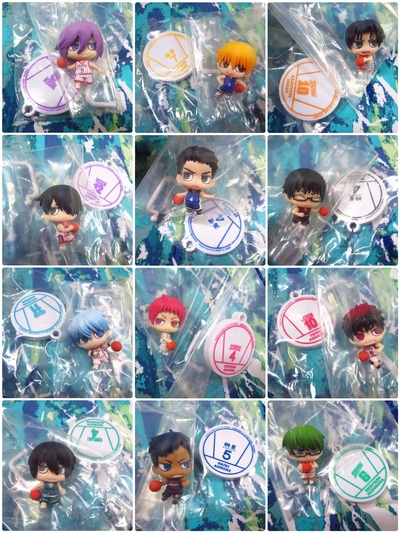 Kuroko no Basuke - Petit Chara Land Figure - Kise / Aomine / Akashi / Murasakibara / Midorima / Kagami / Himuro / Takao / Imayoshi / Hanamiya - 