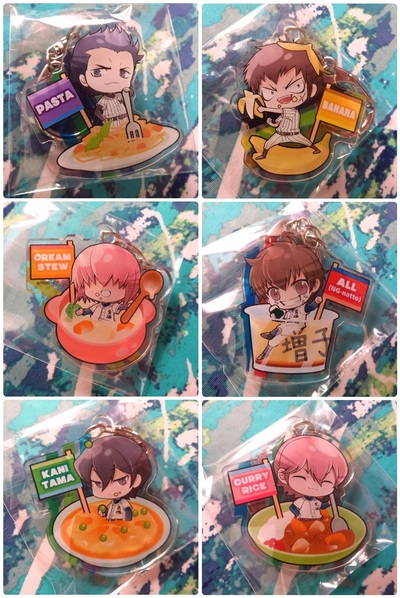 Ace of Diamond - Food Ver Acrylic Keyholder - Kominato Haruichi / Ryosuke / Furuya Satoru / Sawamura Eijum / Todoroki Raichi / Sanada Shunpei - 