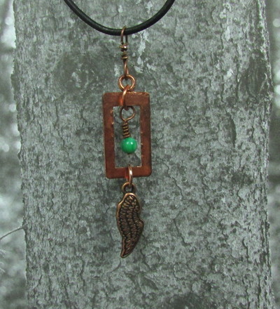 Copper Window Neckalce