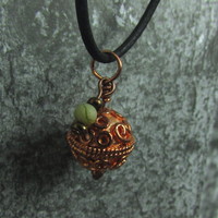 Copper Ball Neckalce - Thumbnail 3