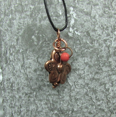 Copper Flower Neckalce