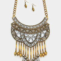 Monaco Bib Necklace Set - Thumbnail 4