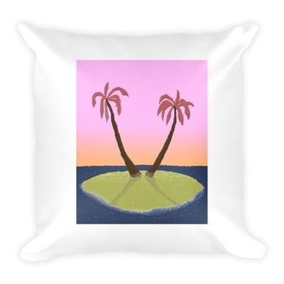 'palm trees' pillow