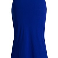 Blue Sequin Evening Dress - Thumbnail 2