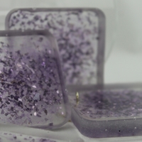 Vase Decor, Party Favor, Table Confetti - 12 Square Shades - Thumbnail 3