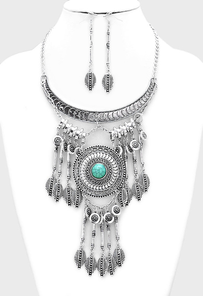  Bali Bib Necklace Set