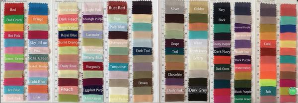 Fabric swatch, Fabric sample sent by Express(Leave STYLE number and Color number in the note list)