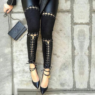 Black Leather Pants