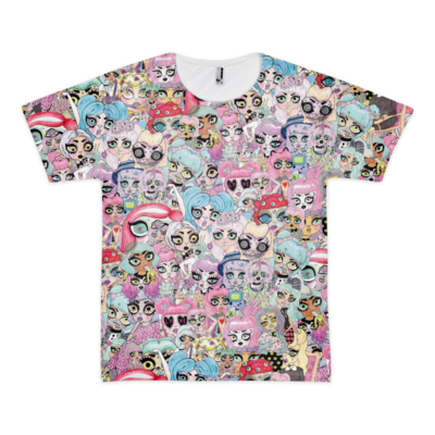 Grrrl Collage T-shirt