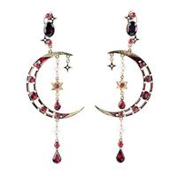 Boho Moon Earrings - Thumbnail 1