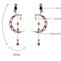 Boho Moon Earrings - Thumbnail 4