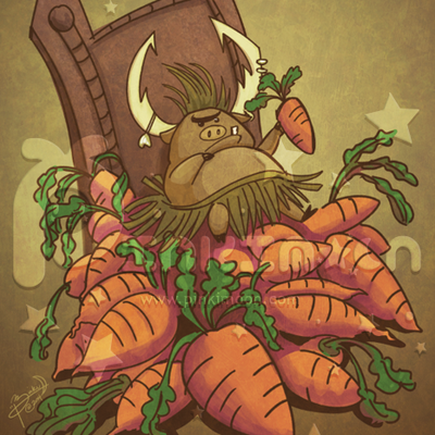 All hail the mighty king! (don't starve)