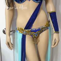 League Of Legends Janna Costume Cosplay Dance Rave Bra Halloween Burlesque Show Girl - Thumbnail 1