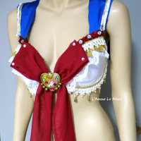 Sailor Moon - Sailormoon Bra Cosplay Dance Costume Rave Bra Halloween - Thumbnail 1
