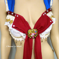 Sailor Moon - Sailormoon Bra Cosplay Dance Costume Rave Bra Halloween - Thumbnail 3