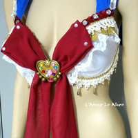 Sailor Moon - Sailormoon Bra Cosplay Dance Costume Rave Bra Halloween - Thumbnail 4