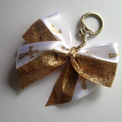 Gold crosses and glitter