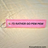 Pink Pew Pew Keychain - Thumbnail 1