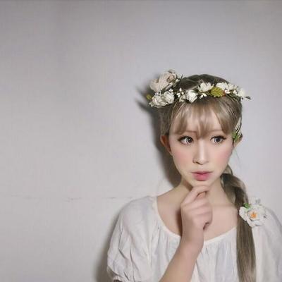 Free shipping 70m yurisa harajuku silver gray cosplay wig - Thumbnail 2