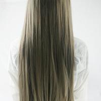 FREE SHIPPING 70m Yurisa Harajuku Silver Gray Cosplay Wig - Thumbnail 3