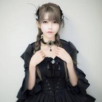 FREE SHIPPING 70m Yurisa Harajuku Silver Gray Cosplay Wig - Thumbnail 4