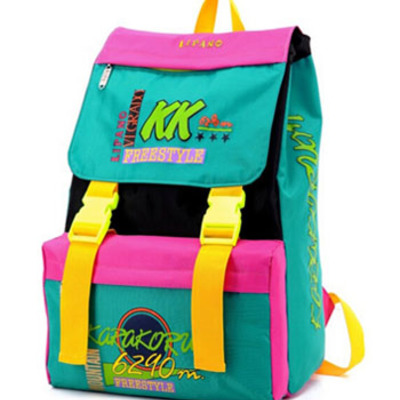 Rare 80's harajuku backpack ( green )