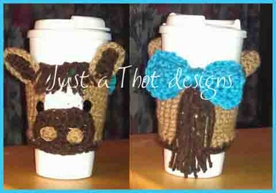 Crochet Horse Cup Cozy