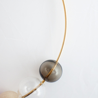 Glass Beads Pink Collar NL1100 - Thumbnail 3