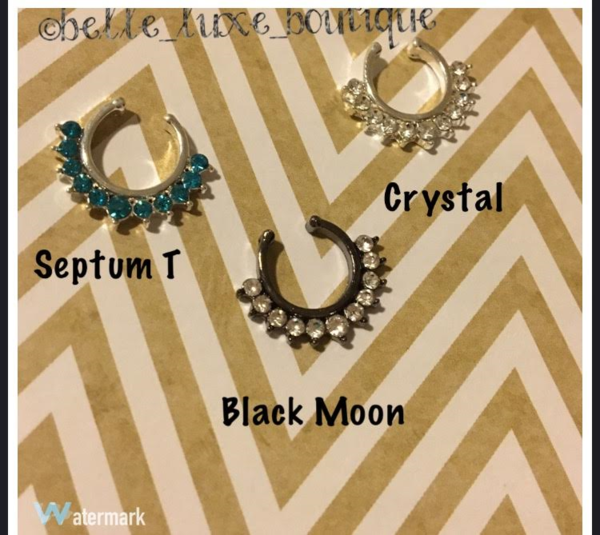 Belle' Faux Septum Nose Rings