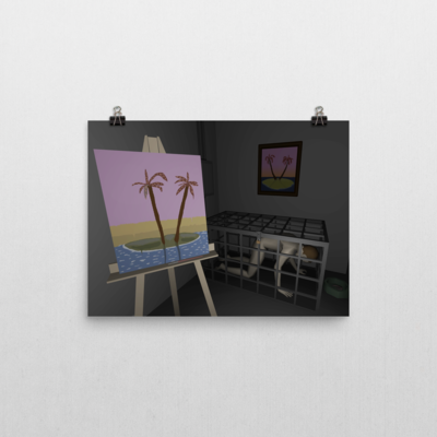 'Man in the Cage' poster