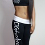 Disphunktional Sports Bra (Black w/White Logo) - Thumbnail 3