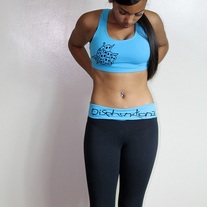 Disphunktional Active Bottoms (Black w/Blue fold)