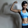 Disphunktional Sports Bra (Blue w/Black Logo) - Thumbnail 4