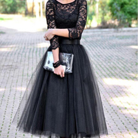 short prom dress, lace prom dress, black prom dress, long sleeves prom dress, party dress for girls, E401 - Thumbnail 1