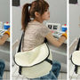 WHITE COLOR UNISEX Messenger Bag Good for Daily Use School Use Cross Body Bag - Thumbnail 1