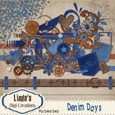 Denim Days (Digi Scrap Kit)