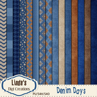 Denim Days (Digi Scrap Kit) - Thumbnail 1